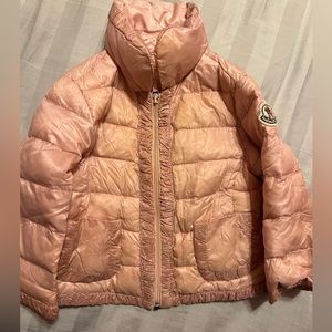 Newborn girls Moncler puffer size 6-9 months.